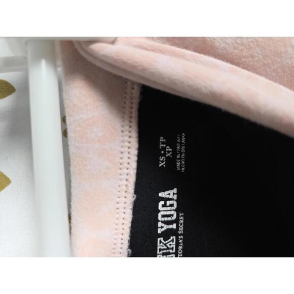 Victorias Secret PINK Bling Cheetah Leopard FOLDOVER Yoga Pants XS Flare - Picture 7 of 9